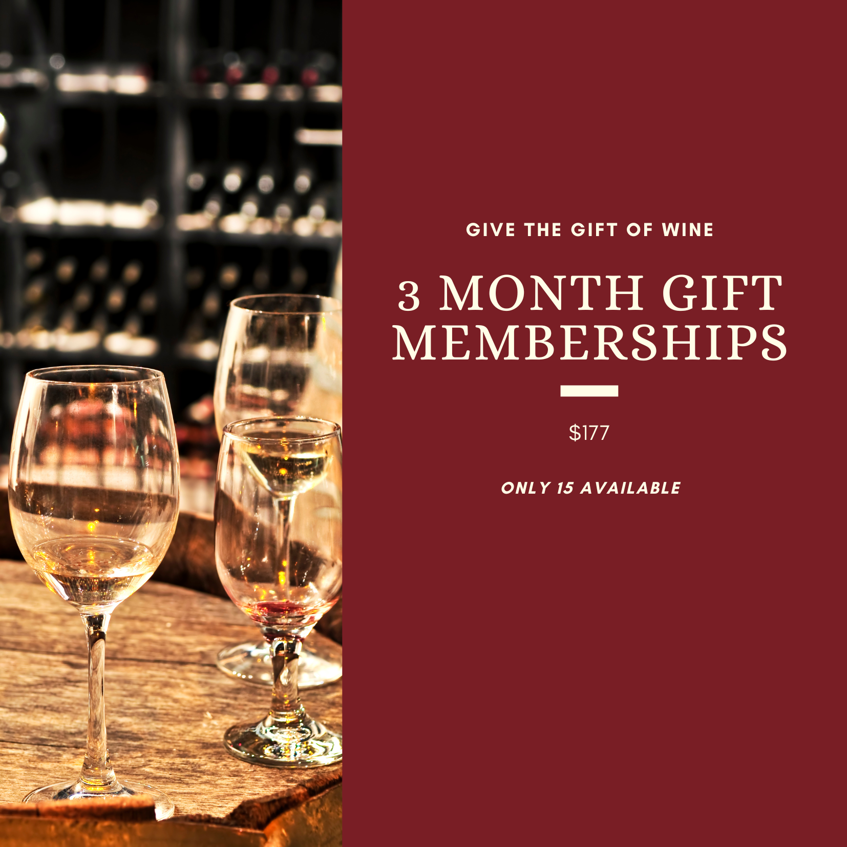 Wine club gift memberships