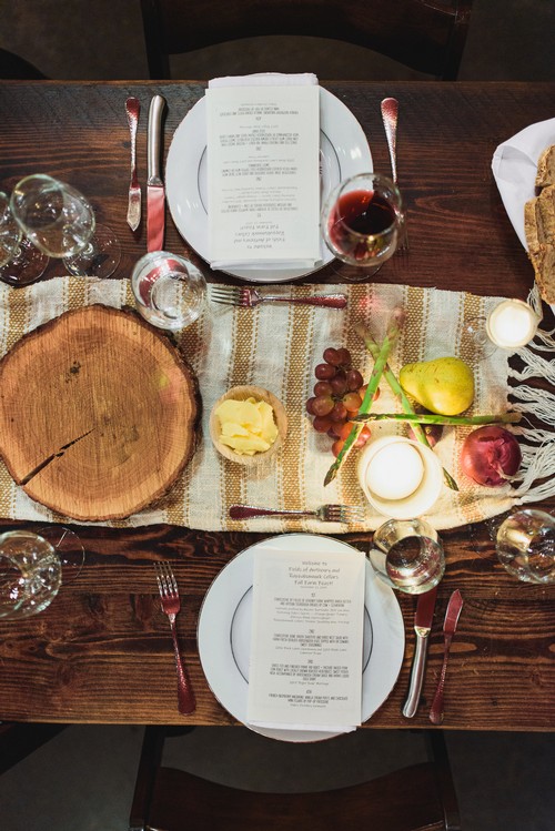 Tablescape at Rappahannock Cellars @ Stan Murzyn Photography